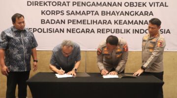 Tingkatkan Kualitas Pengamanan Obvitnas, Ditpamobvit Baharkam Polri Teken Kerja Sama dengan PT Asmin Bara Bronang