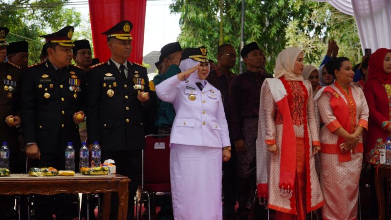 Dokumentasi Foto Kegiatan Plt Bupati Langkat Tiorita Surbakti di Upacara Kemerdekaan HUT RI ke 81 Tahun 2026