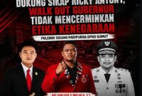 Dokumentasi Foto Dukungan SA Pimpinan DPRD Sumut 