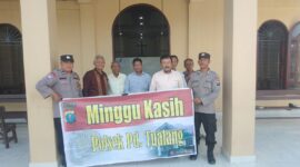 Dokumentasi Foto Kegiatan Polres Langkat Polsek Padang Tualang di Empat Gereja Kamtibmas 