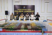 Dokumentasi Foto Kegiatan Pres Rilis Polres Langkat