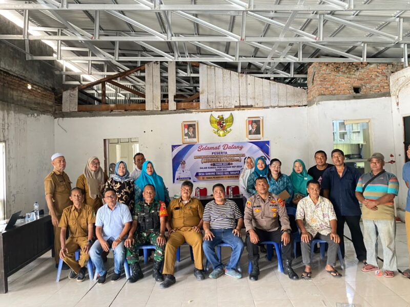 Dokumentasi Foto Kegiatan Murenbang Desa Gunung Tinggi Kecamatan Sirapit Kabupaten Langkat Tahun 2026 RKPDES 2027