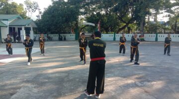 Pencak Silat Militer Jadi Rutinitas Wajib Prajurit Kodim 1410/Bantaeng Untuk Tingkatkan Kemampuan Prajurit