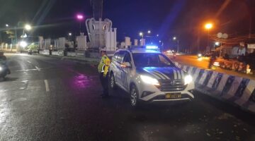 Satlantas Polres Pematangsiantar Gelar Blue Light Patrol, Tekan Pelanggaran Lalu Lintas Dan Kriminalitas Malam Hari