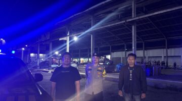 Polsek Talawi Patroli Malam KRYD, Jaga Rasa Aman Di Kawasan Pelabuhan Dan Pasar