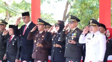 Hadiri Upacara HUT RI di Lapangan Seruni, Kapolres Bantaeng Ajak Masyarakat Jaga Semangat Persatuan