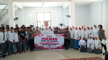 HUT Polwan ke-78, Polres Bantaeng Gelar Polwan Goes to School di Muhammadiyah Panaikang