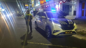 Blue Light Patrol Malam Hari, Sat Lantas Pematangsiantar Kawal 4 Ruas Jalan & Cegah 3C, Knalpot Brong, Balap Liar