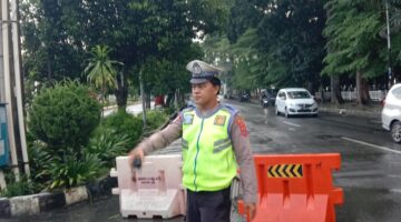 Pos Padat Sore Jumat, Sat Lantas Pematangsiantar Kawal 18 Titik Rawan Kepadatan Lalu Lintas