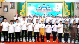 Dokumentasi Foto Kegiatan Bupati Langkat Tiorita Surbakti di Acara Matahari Pagi Indonesia 