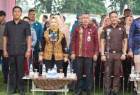 Dokumentasi Foto Kegiatan Plt Bupati Langkat Tiorita Surbakti di Acara Brandan Bumi Hangus