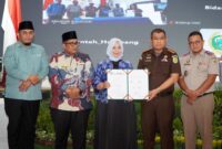 Dokumentasi Foto Kegiatan Plt Bupati Langkat di Percepatan Tanah Wakaf