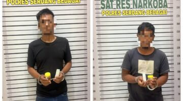Sikat Pengedar dan Pengguna, Sat Narkoba Polres Sergai Gerebek Sarang Sabu di Kota Pari