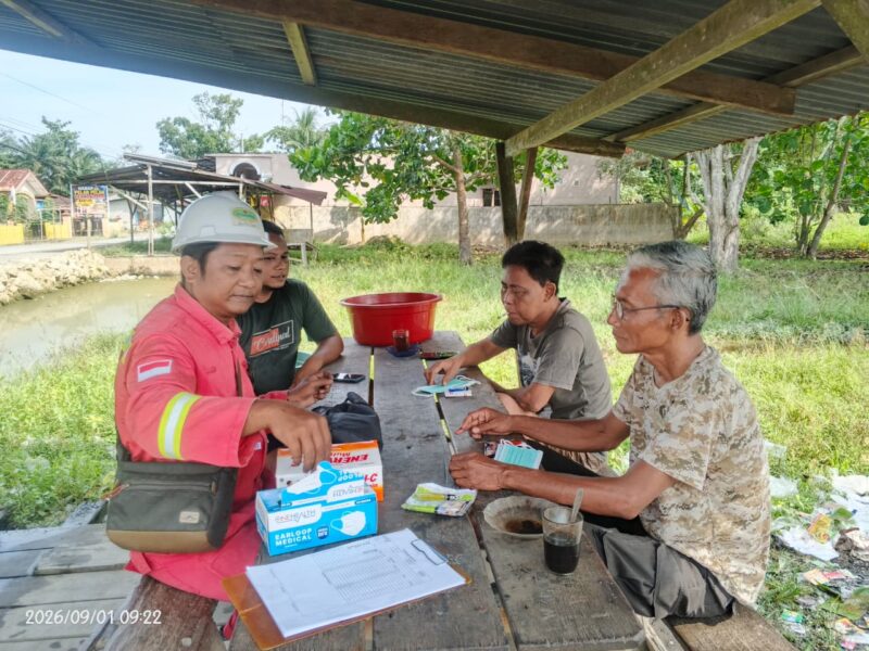 Dokumentasi Foto Kegiatan SKK Migas dan EMP Gebang Limited Pelayanan Kesehatan untuk 4 Masyarakat Desa  