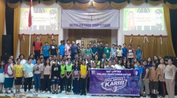 Sat Lantas Polres Pematangsiantar Sosialisasi Pencegahan Laka Lantas di Gereja GKPB   