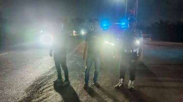 Polsek Medang Deras Laksanakan Patroli Subuh, Jaga Keamanan dan Cegah Balap Liar