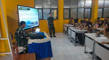 TNI Hadir di Tengah Pelajar, Personel Kodim 1410/Bantaeng Bekali Siswa Keterampilan Lapangan Dalam Kegiatan Persami