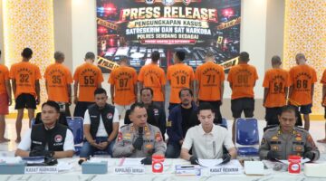 Kapolres Sergai Ungkap 27 Tersangka Narkoba dan 8 Pelaku Kejahatan, Dua Kasus Menonjol Jadi Sorotan