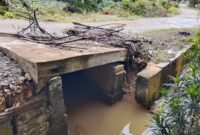 Dokumentasi Foto Jembatan Desa Kebun Balok Kecamatan Wampu Butuh Perbaikan Segera