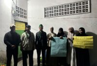 Dokumentasi Foto Tiga Komisariat Menyegel Kantor HMI Cabang Langkat di Stabat