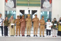 Dokumentasi Foto Kegiatan H . Amril Nasution di Upacara Bersama ASN Kabupaten Langkat