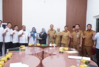 Dokumentasi Foto Kegiatan Plt  Bupati Langkat Tiorita Surbakti Bersama BPJS Ketenagakerjaan 