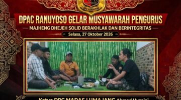 DPAC RANUYOSO GELAR MUSYAWARAH PENGURUS, USUNG TEMA MAJHENG DHEJEH SOLID, BERAKHLAK, DAN BERINTEGRITAS