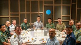 Dokumentasi Foto Kegiatan Mayjen Rio Firdianto di Singapura Bersama Perwakilan Negara Sahabat 