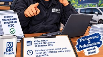DIDUGA DIRAMPAS DEBT COLLECTOR BRI FINANCE, KENDARAAN MILIK DEBITUR DI SANGATTA DITARIK MESKI KLAIM SUDAH BAYAR ANGSURAN BTC