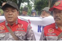 Dokumentasi Foto Kegiatan LSM GMAS di Depan Kantor Kejaksaan Negeri Stabat