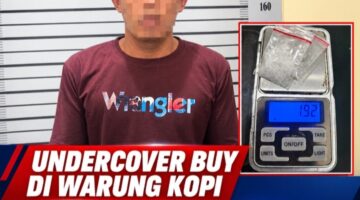 Undercover Buy di Warung Kopi, Satresnarkoba Polres Sergai Bekuk Pria 31 Tahun, Sabu 1,92 Gram Disita