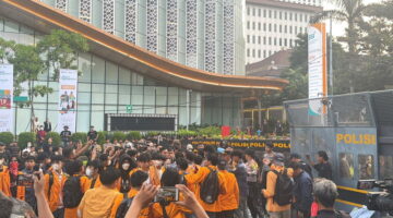 Aksi Unjuk Rasa Evaluasi Dua Tahun Pemerintahan Prabowo-Gibran Berlangsung Tertib, Pelajar Tidak Terlibat