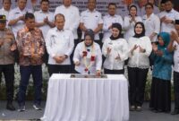 Dokumentasi Foto Kegiatan Plt.Bupati Langkat Tiorita Surbakti di Kecamatan Pematang Jaya